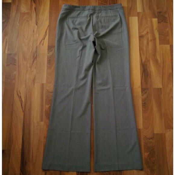 New York & Company® Unlined Stretch Sraight Wide Leg Dress Pants Size 10 Tall - Picture 2 of 14